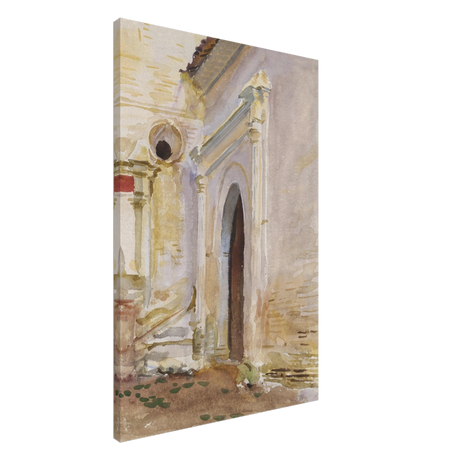 "Arched Doorway" by John Singer Sargent – Architectural Fine Art Print - Canvas - 60x90 cm / 24x36″ - 