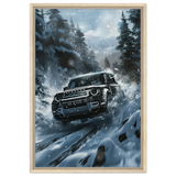 Arctic Conqueror – The Ultimate Off - Road Adventure | Range Rover collection Wall art print - Framed Canvas - 50x75 cm / 20x30″ - Wood frame