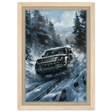Arctic Conqueror – The Ultimate Off - Road Adventure | Range Rover collection Wall art print - Framed Canvas - 20x30 cm / 8x12″ - Wood frame