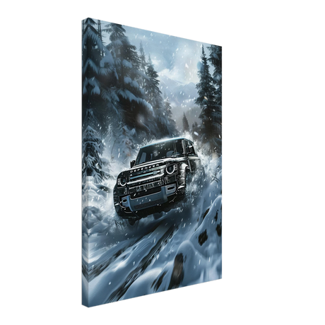 Arctic Conqueror – The Ultimate Off - Road Adventure | Range Rover collection Wall art print - Canvas - 40x60 cm / 16x24″ - 