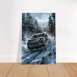 Arctic Conqueror – The Ultimate Off - Road Adventure | Range Rover collection Wall art print - Brushed Aluminum Print - 20x30 cm / 8x12″ - 