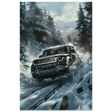 Arctic Conqueror – The Ultimate Off - Road Adventure | Range Rover collection Wall art print - Wood Prints - 50x75 cm / 20x30″ - 