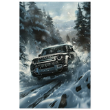 Arctic Conqueror – The Ultimate Off - Road Adventure | Range Rover collection Wall art print - Wood Prints - 50x75 cm / 20x30″ - 
