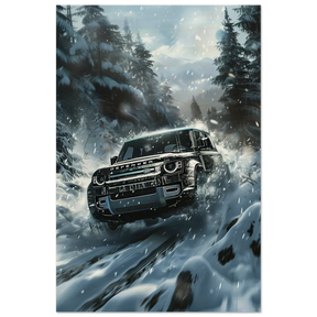 Arctic Conqueror – The Ultimate Off - Road Adventure | Range Rover collection Wall art print - Wood Prints - 50x75 cm / 20x30″ - 