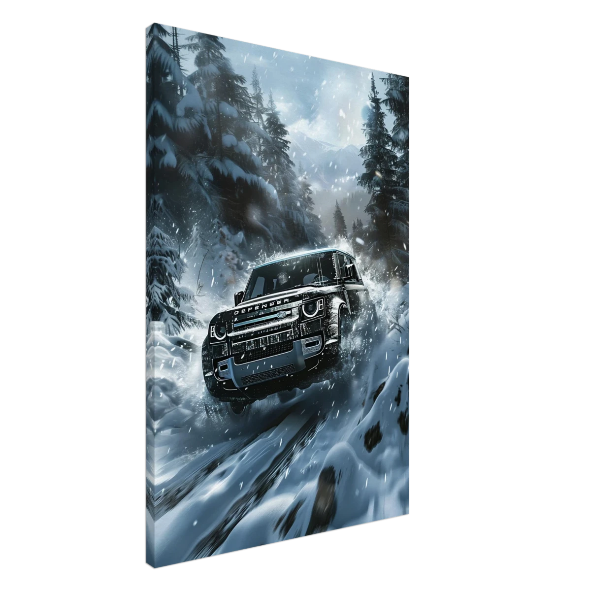 Arctic Conqueror – The Ultimate Off - Road Adventure | Range Rover collection Wall art print - Canvas - 60x90 cm / 24x36″ - 