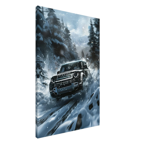 Arctic Conqueror – The Ultimate Off - Road Adventure | Range Rover collection Wall art print - Canvas - 60x90 cm / 24x36″ - 