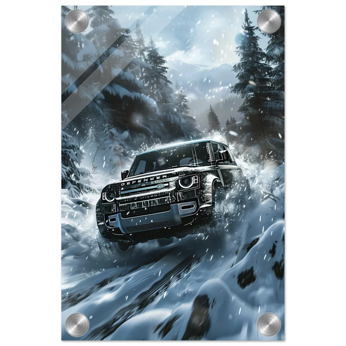 Arctic Conqueror – The Ultimate Off - Road Adventure | Range Rover collection Wall art print - Acrylic Print - 20x30 cm / 8x12″ - 