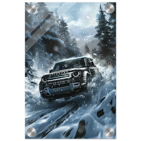 Arctic Conqueror – The Ultimate Off - Road Adventure | Range Rover collection Wall art print - Acrylic Print - 20x30 cm / 8x12″ - 