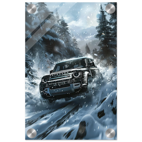 Arctic Conqueror – The Ultimate Off - Road Adventure | Range Rover collection Wall art print - Acrylic Print - 20x30 cm / 8x12″ - 