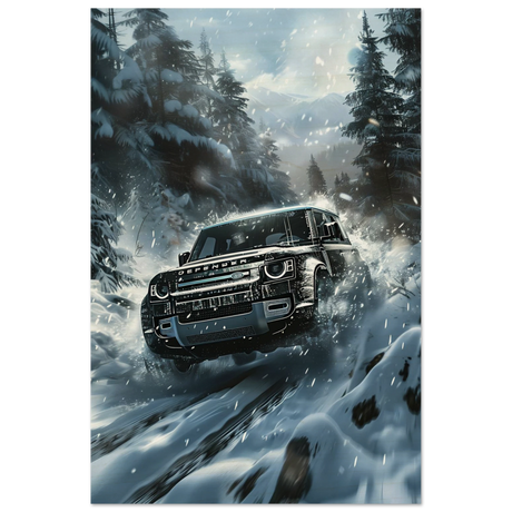 Arctic Conqueror – The Ultimate Off - Road Adventure | Range Rover collection Wall art print - Wood Prints - 60x90 cm / 24x36″ - 