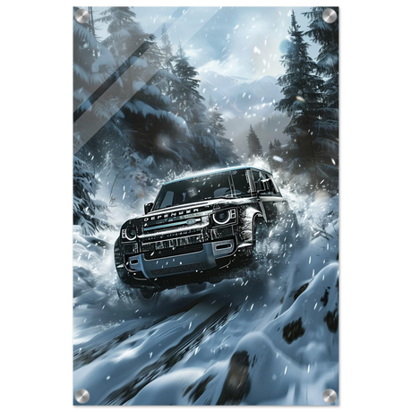 Arctic Conqueror – The Ultimate Off - Road Adventure | Range Rover collection Wall art print - Acrylic Print - 40x60 cm / 16x24″ - 