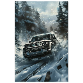 Arctic Conqueror – The Ultimate Off - Road Adventure | Range Rover collection Wall art print - Wood Prints - 20x30 cm / 8x12″ - 