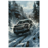 Arctic Conqueror – The Ultimate Off - Road Adventure | Range Rover collection Wall art print - Wood Prints - 40x60 cm / 16x24″ - 