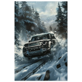 Arctic Conqueror – The Ultimate Off - Road Adventure | Range Rover collection Wall art print - Wood Prints - 40x60 cm / 16x24″ - 