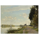 Argenteuil by Claude Monet | Wall art Print - Wood Prints - 30x40 cm / 12x16″ - 