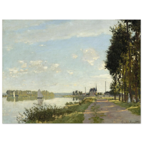 Argenteuil by Claude Monet | Wall art Print - Fine Art Poster - 30x40 cm / 12x16″ - 