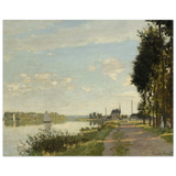 Argenteuil by Claude Monet | Wall art Print - Wood Prints - 40x50 cm / 16x20″ - 
