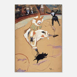 At the Circus Fernando: Medrano with a Piglet by Henri de Toulouse - Lautrec - Aluminum Print - 70x100 cm / 28x40″ - 
