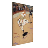 At the Circus Fernando: Medrano with a Piglet by Henri de Toulouse - Lautrec - Canvas - 60x90 cm / 24x36″ - Slim