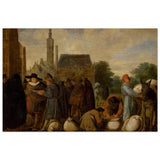 At the Market by Sybrand van Beest | Vintage Wall art print - Aluminum Print - 50x75 cm / 20x30″ - 