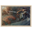 Attack on Titan: Colossal Clash | Wall art Print - 40x60 cm / 16x24″ - Framed Canvas - Wood frame