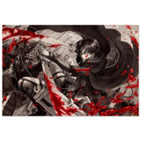 Attack on Titan: Crimson Strike | wall art print - 50x75 cm / 20x30″ - Wood Prints - 