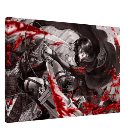 Attack on Titan: Crimson Strike | wall art print - 50x75 cm / 20x30″ - Canvas - 