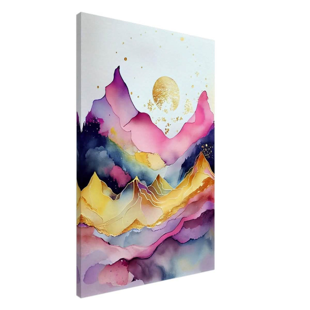 Aurora of Dreams | Contemporary Watercolor Art | Wall art Print - Canvas - 60x90 cm / 24x36″ - 