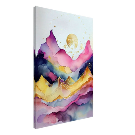 Aurora of Dreams | Contemporary Watercolor Art | Wall art Print - Canvas - 50x75 cm / 20x30″ - 
