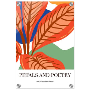 Autumn Whispers | modern abstract botanical - Acrylic Print - 30x45 cm / 12x18″ - 