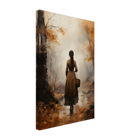 Autumn’s Serenity | Nature Portrait Art Print - Canvas - 30x45 cm / 12x18″ - 