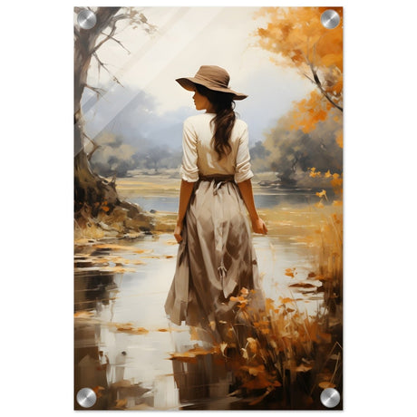Autumn’s Serenity | Nature Portrait Art Print - Acrylic Print - 30x45 cm / 12x18″ - 