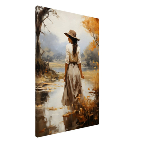 Autumn’s Serenity | Nature Portrait Art Print - Canvas - 60x90 cm / 24x36″ - 