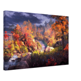 Autumn's Whisper | Tranquil Nature Escape | Nature Wall art Print - 40x60 cm / 16x24″ - Canvas - 