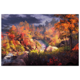 Autumn's Whisper | Tranquil Nature Escape | Nature Wall art Print - 30x45 cm / 12x18″ - Wood Prints - 
