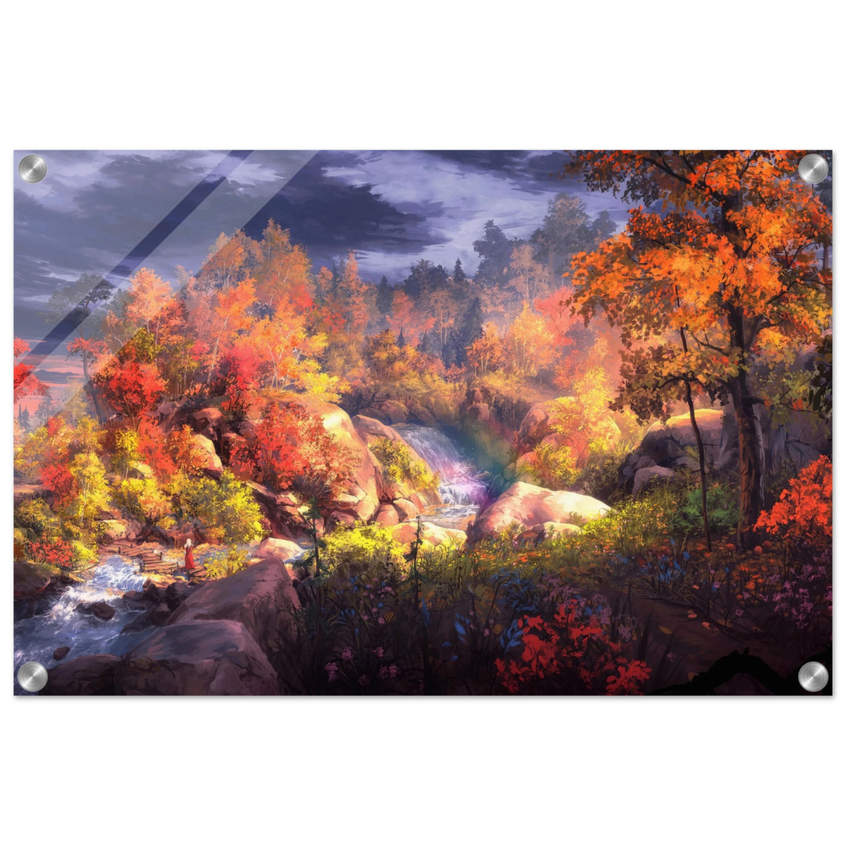 Autumn's Whisper | Tranquil Nature Escape | Nature Wall art Print - 40x60 cm / 16x24″ - Acrylic Print - 