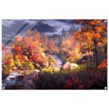 Autumn's Whisper | Tranquil Nature Escape | Nature Wall art Print - 60x90 cm / 24x36″ - Acrylic Print - 