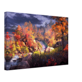 Autumn's Whisper | Tranquil Nature Escape | Nature Wall art Print - 30x45 cm / 12x18″ - Canvas - 