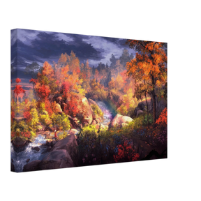 Autumn's Whisper | Tranquil Nature Escape | Nature Wall art Print - 30x45 cm / 12x18″ - Canvas - 