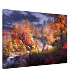 Autumn's Whisper | Tranquil Nature Escape | Nature Wall art Print - 60x90 cm / 24x36″ - Canvas - 
