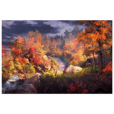 Autumn's Whisper | Tranquil Nature Escape | Nature Wall art Print - 50x75 cm / 20x30″ - Wood Prints - 