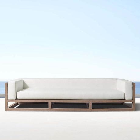Aviara Patio Sofa - Mocha - Three - Seater - 