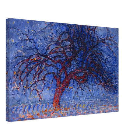 Avond (Evening): The Red Tree 1908 by Piet Mondrian | Vintage wall art print - Canvas - 40x60 cm / 16x24″ - 