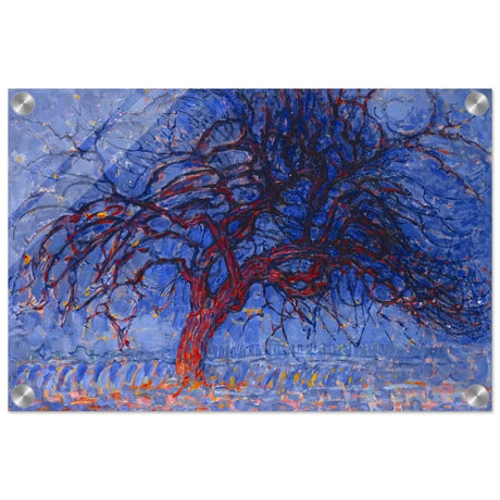 Avond (Evening): The Red Tree 1908 by Piet Mondrian | Vintage wall art print - Acrylic Print - 30x45 cm / 12x18″ - 
