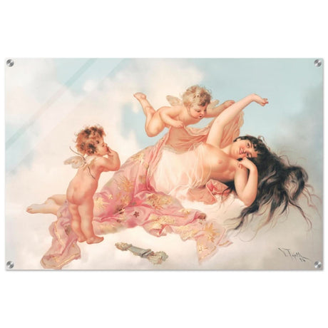 Awakening of love 1894 by Virgilio Tojetti | Vintage wall art print - Acrylic Print - 60x90 cm / 24x36″ - 