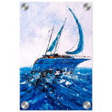 "Azure Ascent" – Sailing the Rhythm of the Sea | Wall art Print - Acrylic Print - 20x30 cm / 8x12″ - 