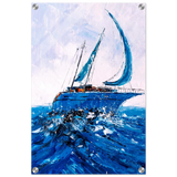 "Azure Ascent" – Sailing the Rhythm of the Sea | Wall art Print - Acrylic Print - 40x60 cm / 16x24″ - 