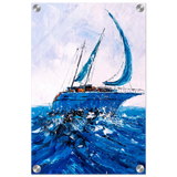 "Azure Ascent" – Sailing the Rhythm of the Sea | Wall art Print - Acrylic Print - 30x45 cm / 12x18″ - 