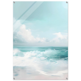 Azure Calm – Tranquil Ocean Horizon | Wall art print - Acrylic Print - 70x100 cm / 28x40″ - 