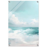 Azure Calm – Tranquil Ocean Horizon | Wall art print - Acrylic Print - 40x60 cm / 16x24″ - 